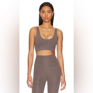 Varley Always Edwards Bra M Always High 25 Legging S Deep Charcoal Taupe Gray